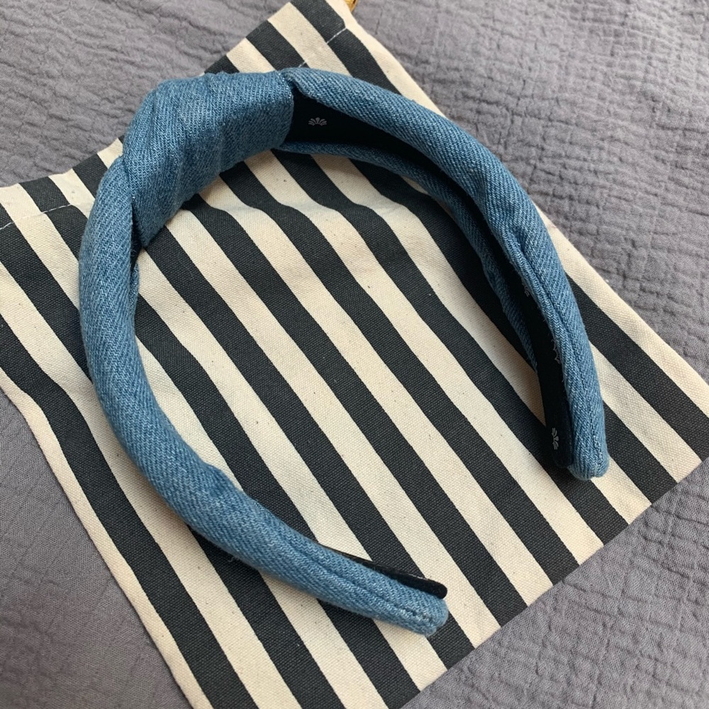 Lele Sadoughi Headband-Denim!